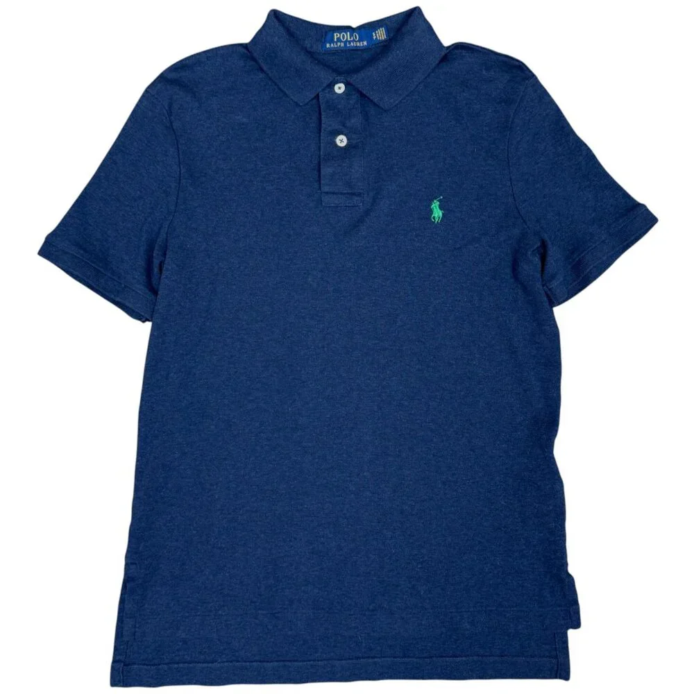 EUC Men's POLO RALPH LAUREN Gold‎ Label Logo Cotton Polo | Size Small